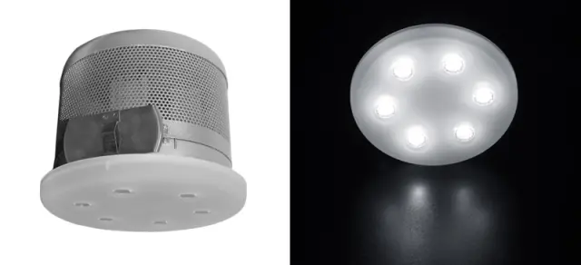 ΦΩΤ ΓΥΑΛΙ ΟΠΑΛΙΝΑ ΧΩΝ LED ΙΣΧΥΟΣ 6x3W 90° ΧΩΡΙΣ ΤΡΟΦ ΨΥΧΡΟ