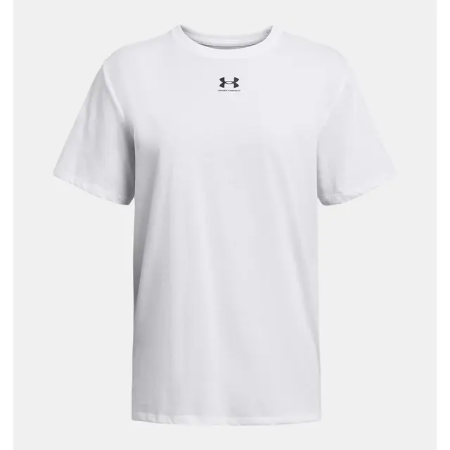 Under Armour Campus Collection Oversized T-Shirt (1387193-100) - Λευκό 2