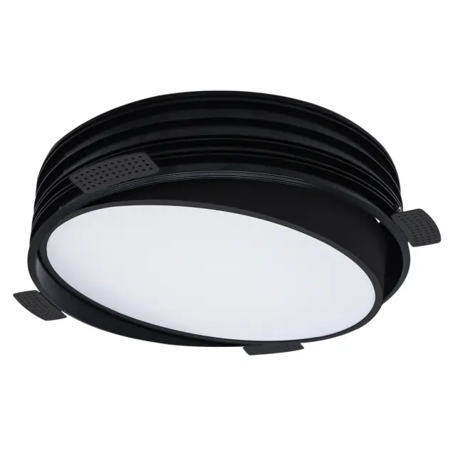 Dream Χωνευτό κινητό φωτιστικό led Trimless 33W 4000K ø45cm μαύρο