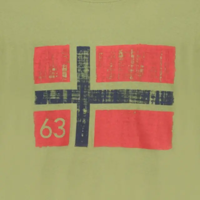 Norway Nautical School - Ανδρικό T-shirt Κοντομάνικο 846019-MILITY Πράσινο - 2XL 3