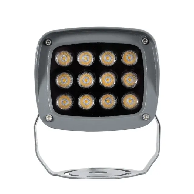 Προβολέας Wall Washer LED 12W 10° 2700K IP65 FLOODXENA Ανθρακί Σκούρο Γκρί 2