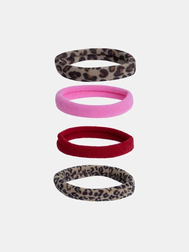 Παιδικά Λαστιχάκια Μαλλιών Wild & Pink ΠΟΛΥΧΡΩΜΟ - One Size 2