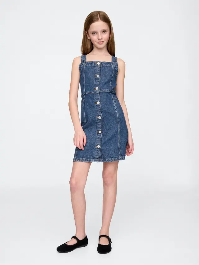 Παιδικό Denim Φόρεμα Medium wash