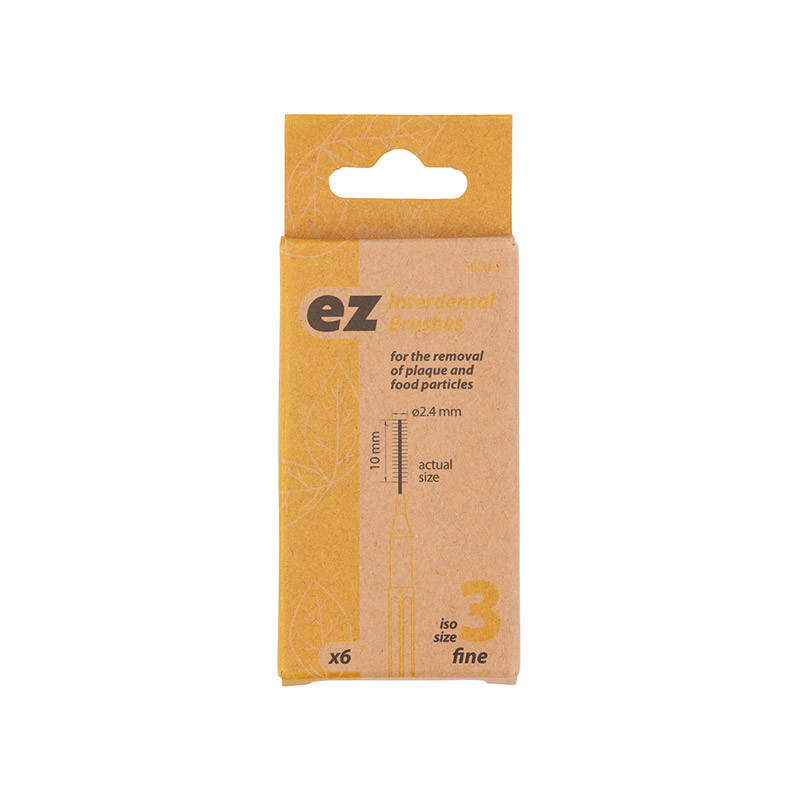 Premium Plus Greenline EZ Μεσοδόντια Βουρτσάκια 6τεμ Fine-Medium