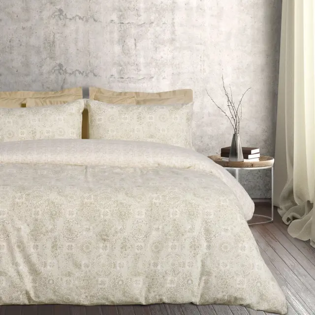 Παπλωματοθήκη Μονή 160x240, 50x70 Taupe - Beige 9640 Das Home