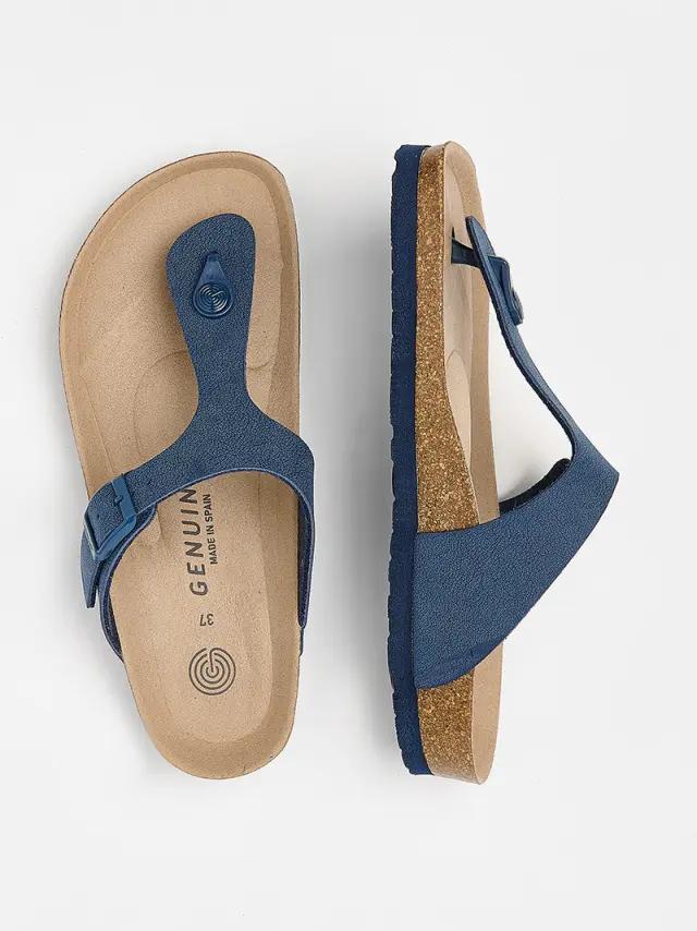 Genuins Πέδιλα Unisex HT Μπλέ GEN/ROSAS VEGAN NAVY 3