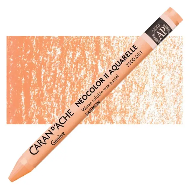 Caran d'Ache Neocolor II Υδατοδιαλυτό Παστέλ Κεριού - 7500/051 - Salmon