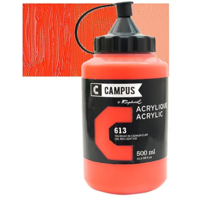Ακρυλικό Raphael Campus - 613 Cadmium Red Light Hue - 500ml
