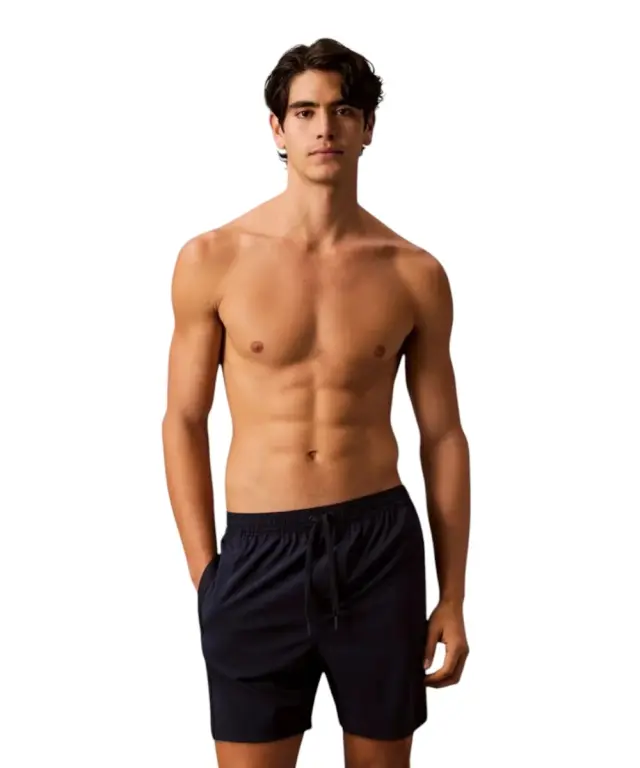 Calvin Klein - Ανδρικό Μαγιό Σορτς Core Solid LV00N61002-0PP Μπλε Σκούρο