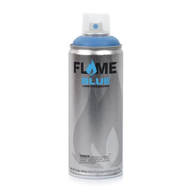 Flame Blue Spray Paint 400ml FB-528 Denim Blue