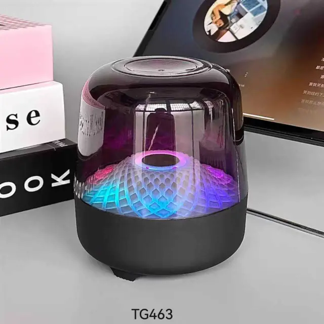 Ασύρματο ηχείο Bluetooth με φωτισμό LED - TG-463 - 813577 - Black 2