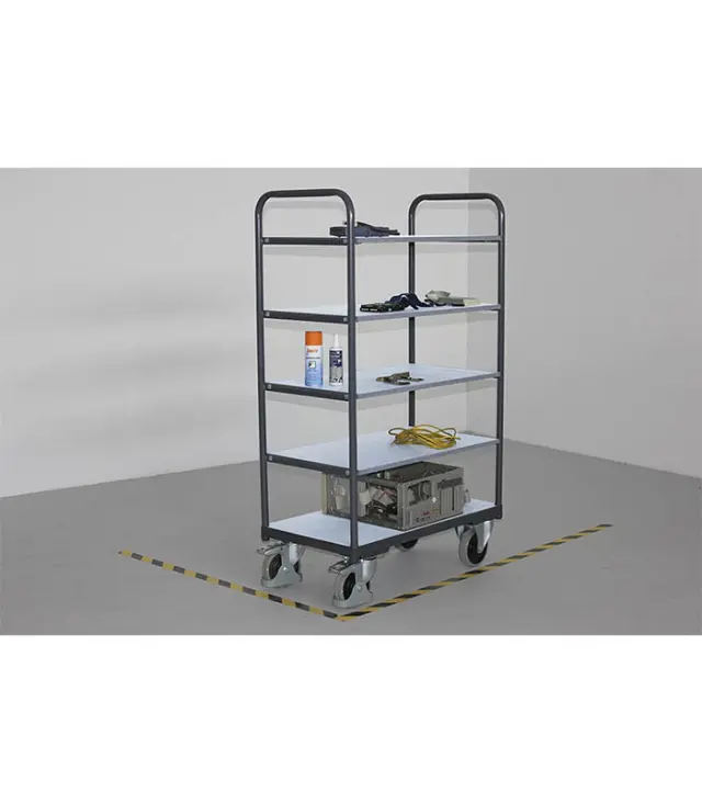 Variofit sw-500.259 Τρόλεϊ Μεταφοράς ESD 3 Επιπέδων για Φορτίο Βάρους ως 250kg 3