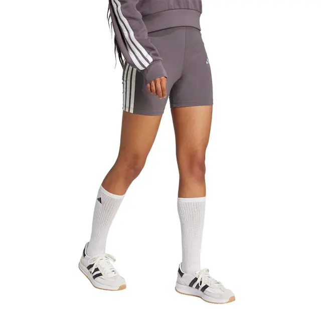 adidas Sportswear Women's 3Stripes Single Jersey Bike Shorts Γκρι Σκούρο JD0915 (adidas Sportswear) 2
