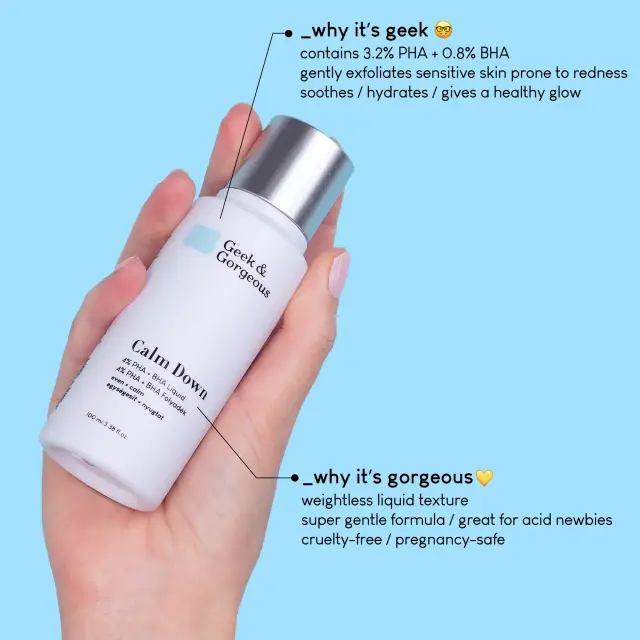 Geek & Gorgeous Calm Down - for sensitive skin 100ml (Ημερ. Λήξης 07/01/2027) 3