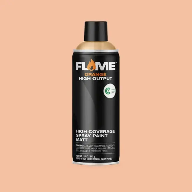 Flame Orange Spray Paint 400ml FO-198 Peach Middle