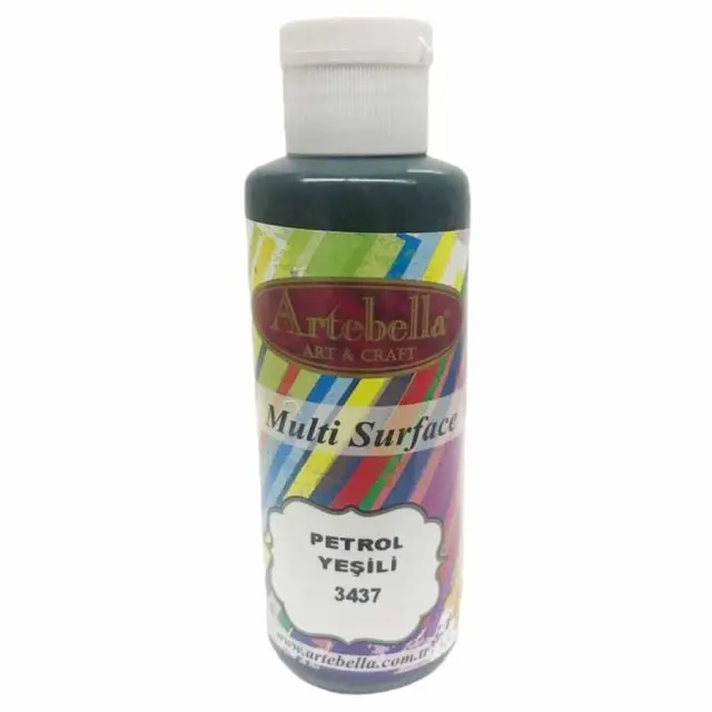 Artebella Ακρυλικό Χρώμα Multi Surface - 3437 Petrol Green - 130ml