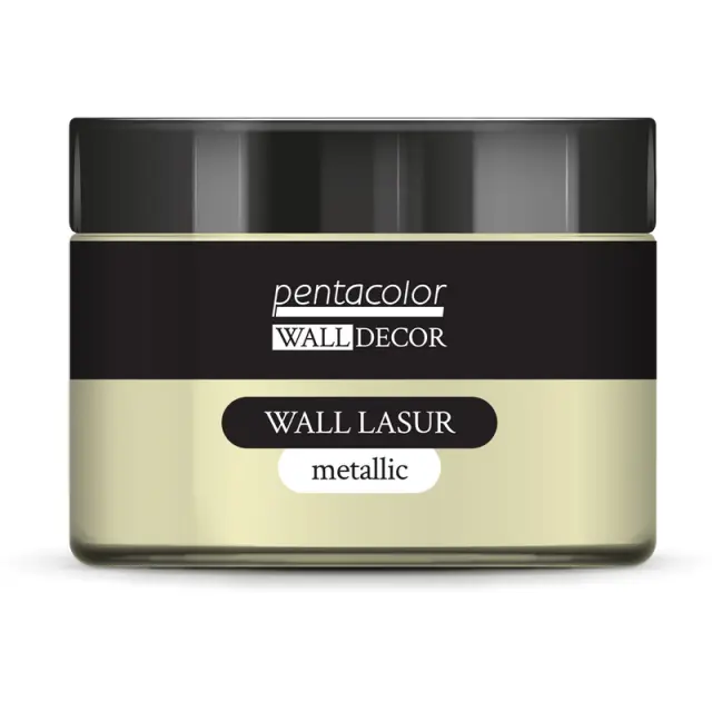 Wall Lasur μεταλλικό Pentart, Λευκό περλέ, 150ml