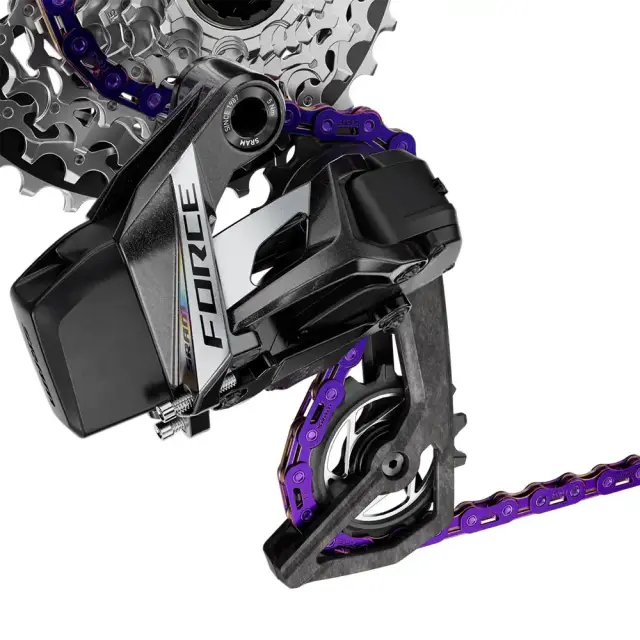 ΑΛΥΣΙΔΑ SRAM FORCE FLATTOP PURPLE 126LINKS POWERLOCK 12/13 ΤΑΧΥΤΗΤΕΣ E1 3