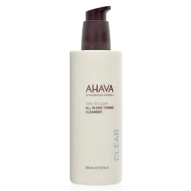 AHAVA Time To Clear All-In-One Toning Cleanser Γαλάκτωμα Καθαρισμού Προσώπου & Ματιών, 250ml