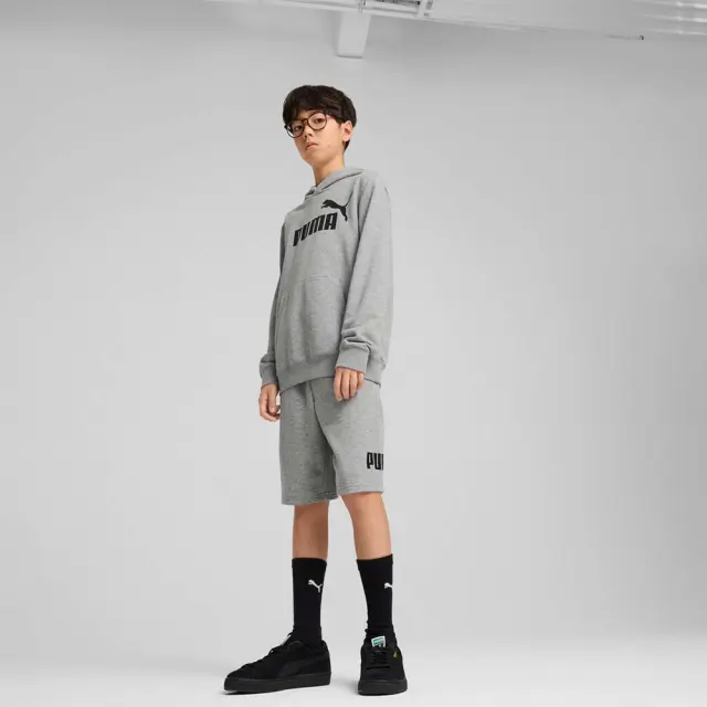 Puma Boy's Essentials No1 Logo Shorts Γκρι 684918-03 (Puma) 3