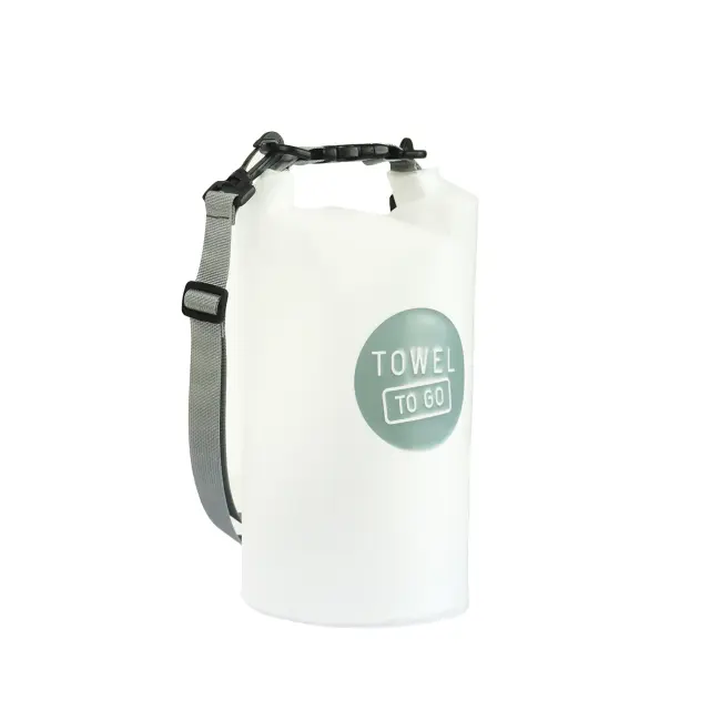 Towel To Go Roll N Go Αδιάβροχη Τσάντα Μεταφοράς Grey