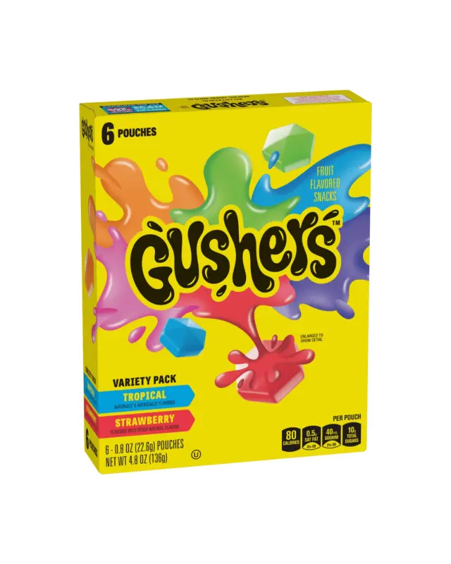 Betty Crocker Fruit Gushers Variety Pack ΧΓ 136gr