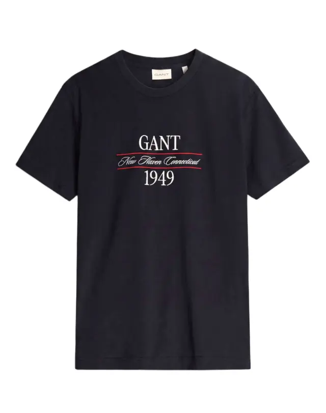 Gant ανδρικό t-shirt με κεντητό λογότυπο 3G2003458-1