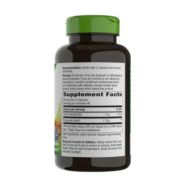 Nature's Way Fenugreek Seed 180 Capsules 2