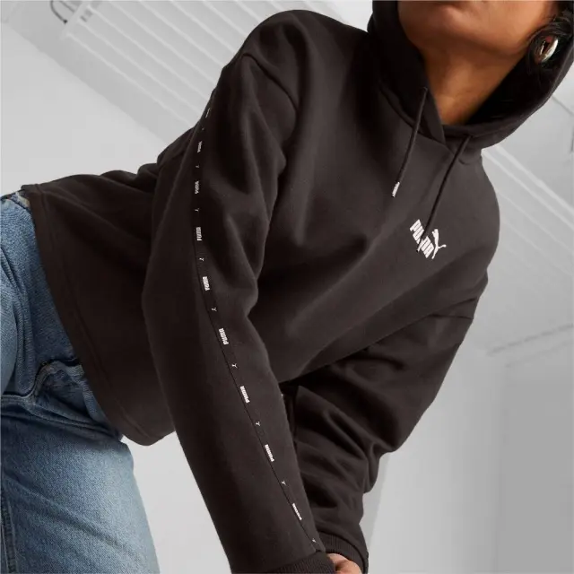 Puma ESS Tape FLeece Hoodie (675996-01) - Μαύρο 2