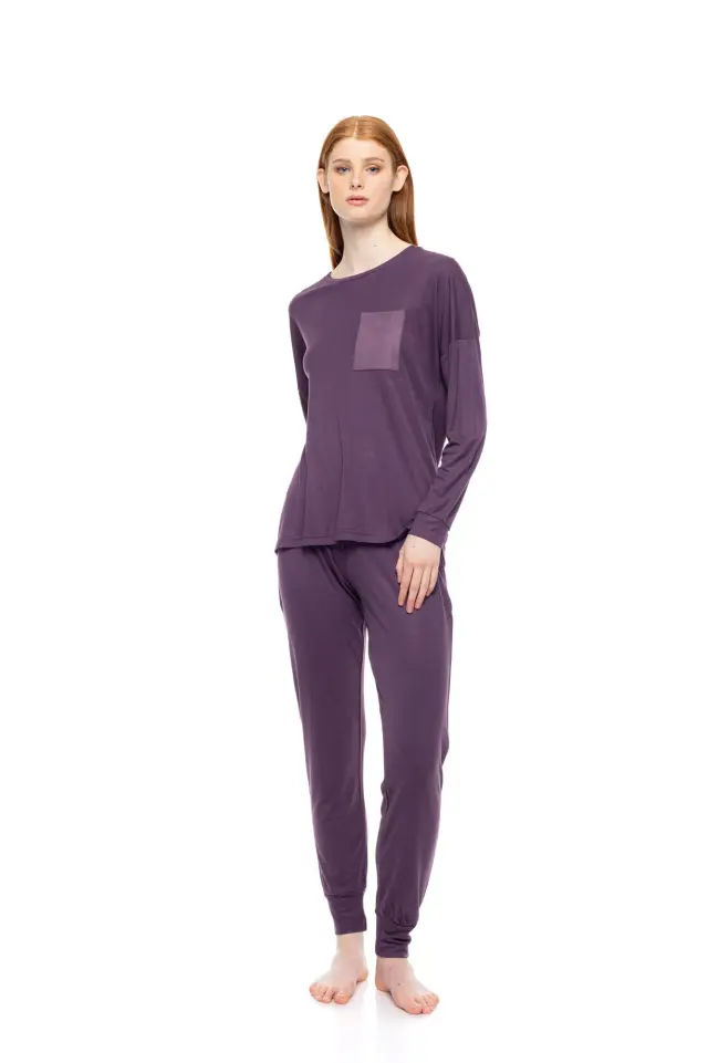 WN-1503 - Raspberry - PYJAMA BAMBOO SOLID
