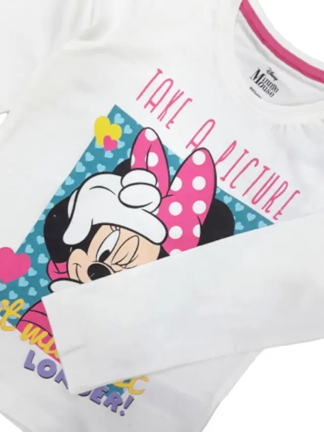 Μπλουζάκι Μακρυμάνικο Minnie Cream 8020396 - 6-7 Y (122cm) 3
