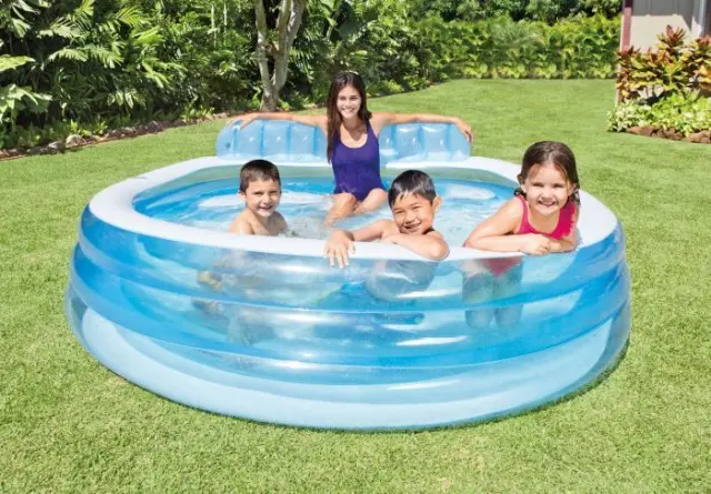 Intex Πισίνα Swim Center Family Lounge Pool-224x216x76cm 3