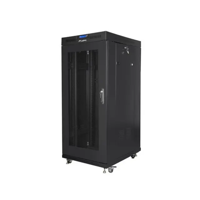 Lanberg Καμπίνα Rack 19" 15U 800x1000 LCD V2 Black (FF01-8015-23BL)