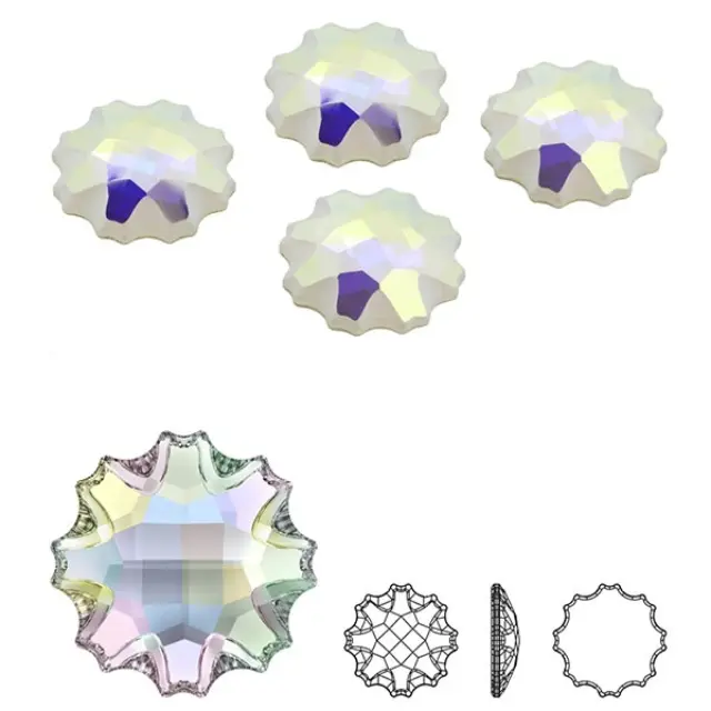 Swarovski 2612 Jelly Fish Crystal AB 14mm - 1τεμ