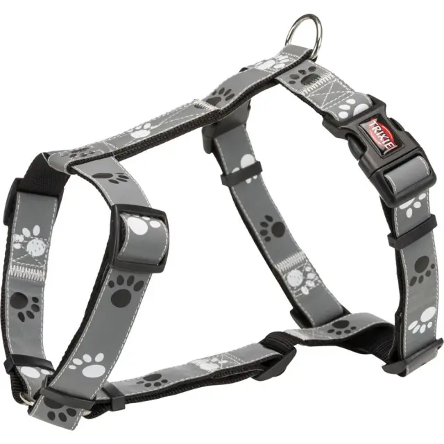 Trixie Silver Reflect Medium/Large Σαμαράκι Γκρι 50-75cm/25mm