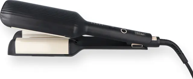 Eurostil Aqua Plancha Ionic Ceramic Water Wave Ισιωτικό Μαλλιών Ατμού 85W με Κεραμικές Πλάκες έως 220°C