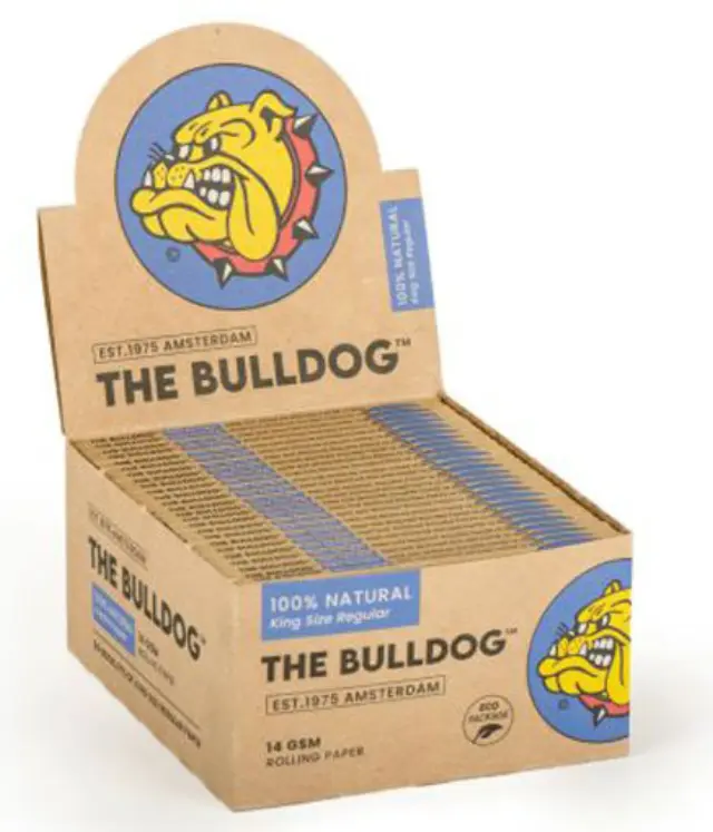 The Bulldog Χαρτάκια 32φ. - Natural - King Size Slim 50τεμ.