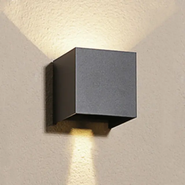LED COB WALL LUMINAIRE 6W 435LM 0-120° 230VAC 3.000K DARK GREY CRI80 IP54 30.000HRS / LG0559G 3
