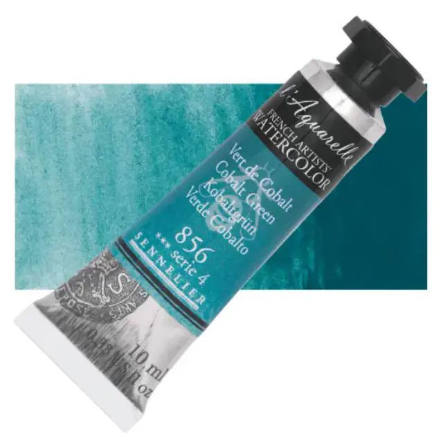 Χρώμα Ακουαρέλας Sennelier l Aquarelle Σωληνάριο 10ml - 856 Cobalt Green