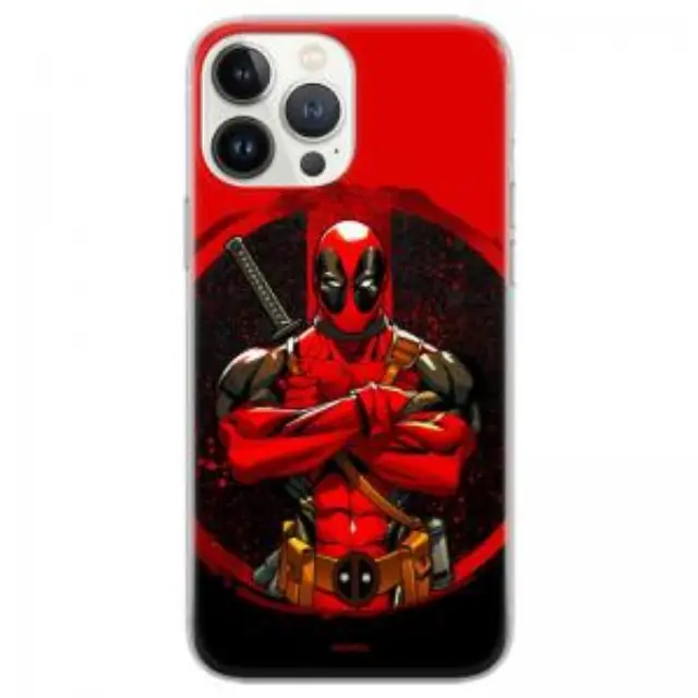 Θήκη Soft TPU Marvel Samsung Galaxy A34 5G Deadpool 006 Full Print Κόκκινο N64104 2