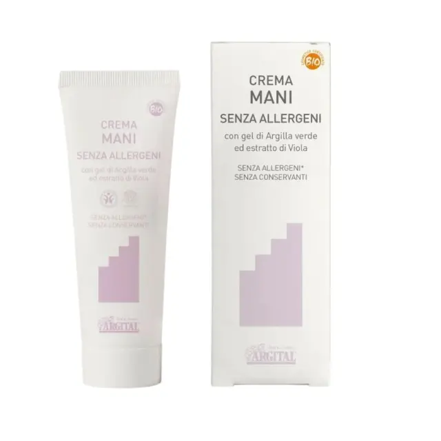ARGITAL Allergen Free Hand Cream - Φυσική Υποαλλεργική Κρέμα Χεριών για Ευαίσθητο Δέρμα , 50ml