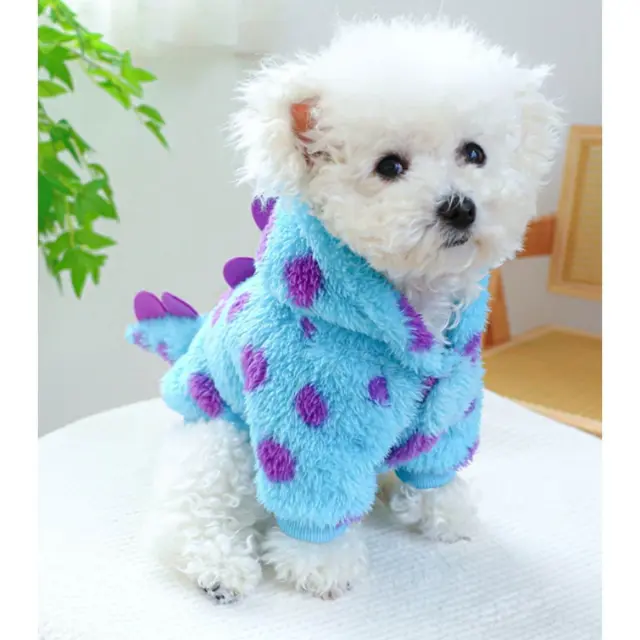 Fleece Ρουχαλάκι Dragon Μπλε - Ράχη: 40cm