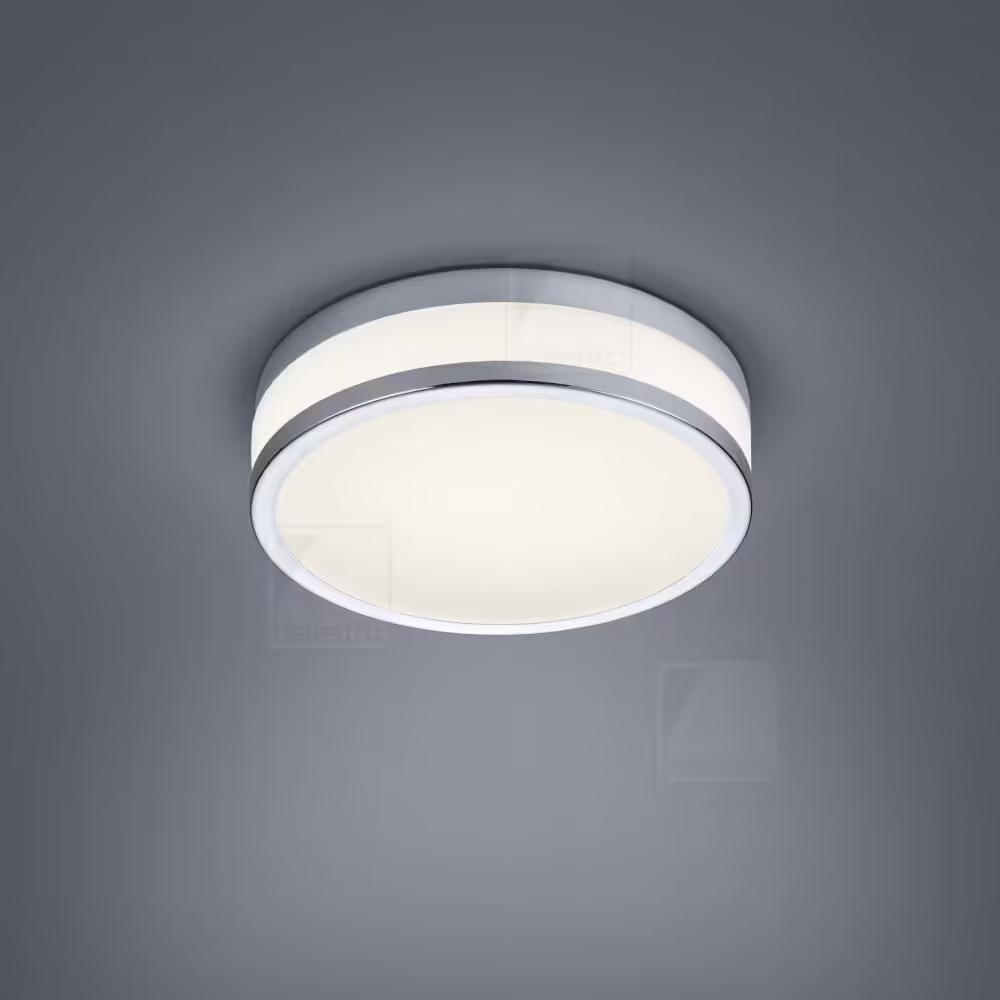 Φωτιστικό Οροφής Μπάνιου ZELO IP44 LED Chrome με Ανιχνευτή Κίνησης Χρώμιο