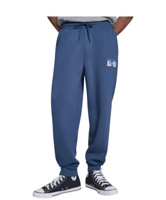 Converse - Ανδρικό Παντελόνι Φόρμας All Star Joggers Cut Through CVM5B161-410 Μπλε - S