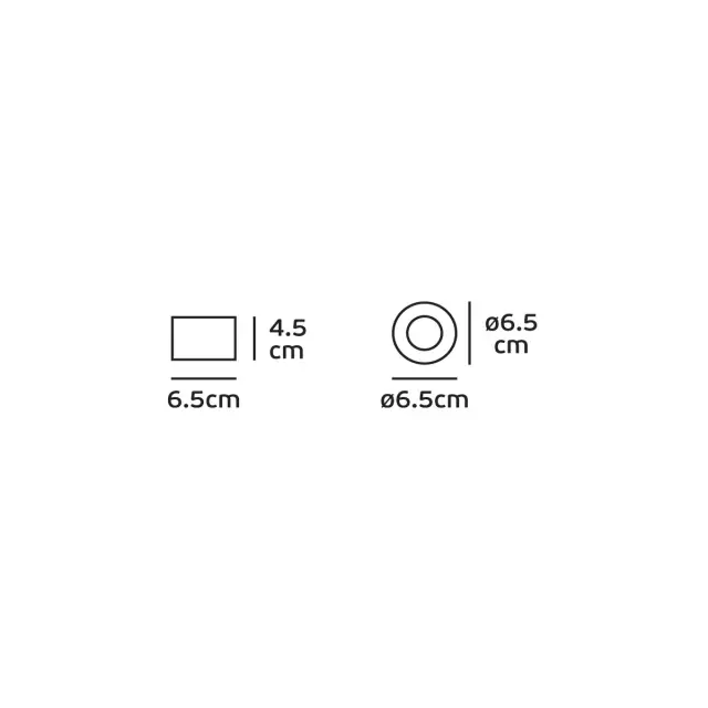 Fozy VK/02151CE/B/W Φωτιστικό Led οροφής 8W 3000K 35° IP54 ø6.5x4.5cm μαύρο 2