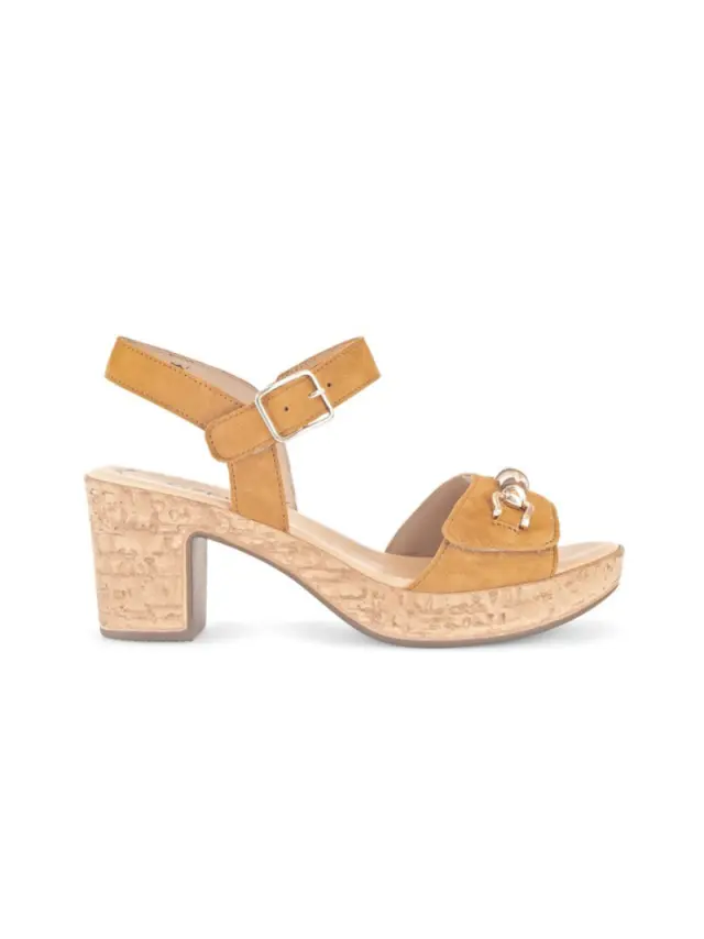 Gabor Πέδιλα Γυναικείο δέρμα suede Καφέ GAB/44765 14-COGNAC 3
