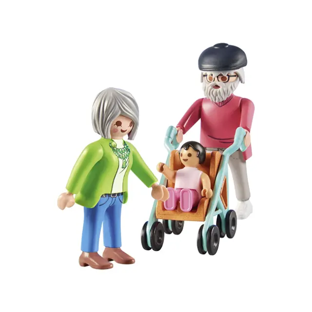 Playmobil - Grandparents with Baby (71613) - Toys 2