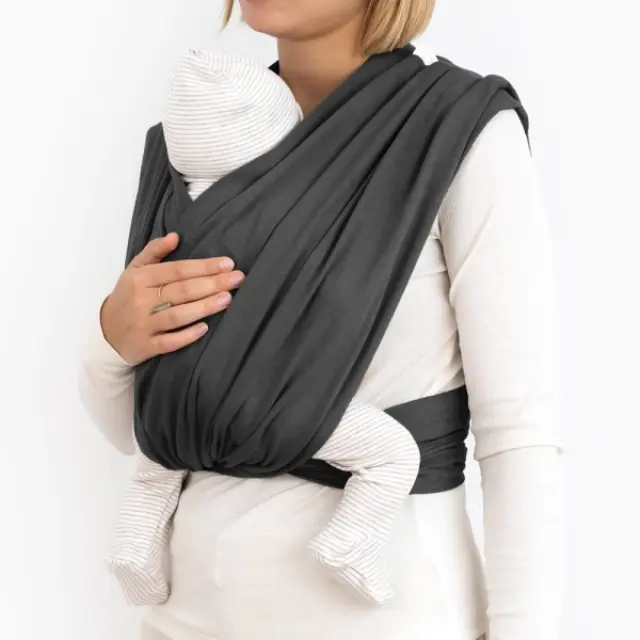 Εργονομικός Μάρσιπος Duo Baby Carrier Size 2 Ανθρακί 3