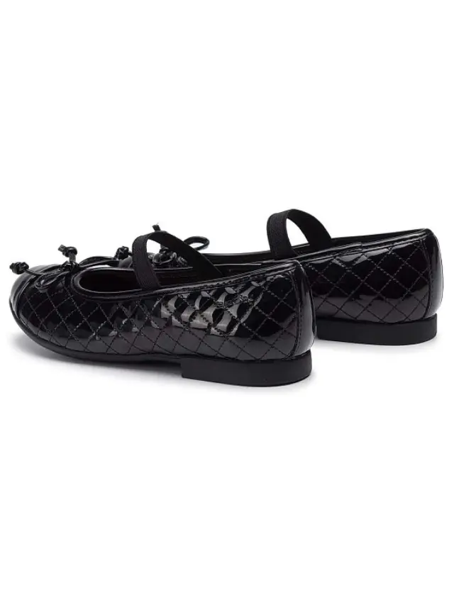 Παιδικές Μπαλαρίνες Geox J Plie' για Κορίτσια Black (Μεγέθη 26-36) ΜΑΥΡΟ 3
