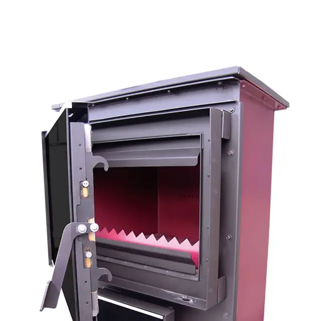 Senko Central C35 kW Modern Ενεργειακό Τζάκι Ξύλου Καλοριφέρ 2